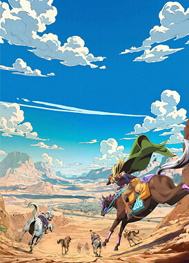 Невероятные приключения ДжоДжо / Steel Ball Run: JoJo no Kimyou na Bouken